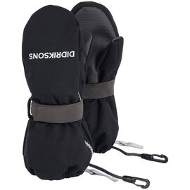 Рукавицы детские Didriksons BIGGLES KIDS ZIP MITTENS, черный, 502694, Вариант УТ-00169704: Размер: 0/2, изображение  - НаВелосипеде.рф