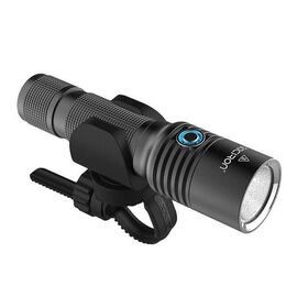 Фонарь передний GACIRON V5S, 860lm, 1 диод, 4 режима, Li-аккумулятор, USB, крепление на рульH03U, алюминий. черный, V5S, изображение  - НаВелосипеде.рф