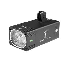 Фонарь передний GACIRON V7D-1600, 1600lm, 1 диод, 4 режима, Li-аккумулятор, USB, крепление H10, алюминий. V7D-1600, изображение  - НаВелосипеде.рф