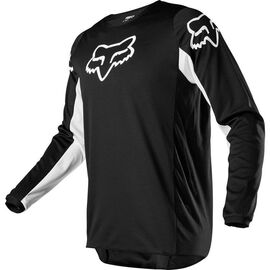 Велоджерси подростковая Fox 180 Prix Youth Jersey, Black/White, 2020, 23952-018-XL, Вариант УТ-00168150: Размер: L, изображение  - НаВелосипеде.рф