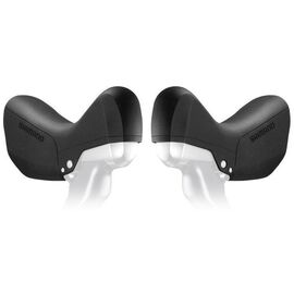 Кожухи ручек SHIMANO, для  Shimano ST-RS685, пара, резиновые, черный, Y07X98080, изображение  - НаВелосипеде.рф