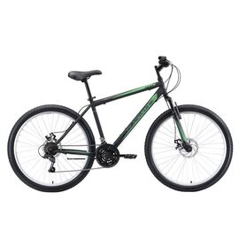 Горный велосипед Black One Onix D 26" 2020, Вариант УТ-00164761: Рама: 16" (Рост: 150 - 165 см), Цвет: чёрный/серый/зелёный, изображение  - НаВелосипеде.рф