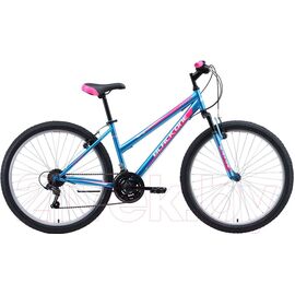 Горный велосипед Black One Alta 26" 2020, Вариант УТ-00164750: Рама: 14,5'' (Рост: 135 - 155 см), Цвет: голубой/розовый/белый , изображение  - НаВелосипеде.рф