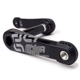 Шатуны E Thirteen LG1 Race Carbon Cranks, 165x83mm, Black, CS4LRA-101, изображение  - НаВелосипеде.рф