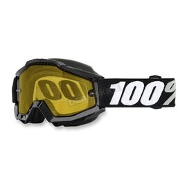 Очки велосипедные 100% Accuri Snowmobile Tornado, Yellow Vented Dual Lens w/Pins, 50203-059-02, изображение  - НаВелосипеде.рф