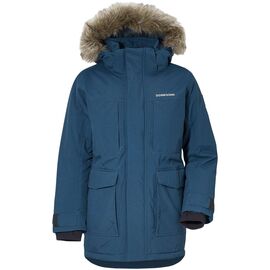 Куртка подростковая Didriksons MADI BS PARKA, синий ураган, 502623, Вариант УТ-00171426: Размер: 130 , изображение  - НаВелосипеде.рф