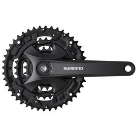 Система шатунов велосипедная SHIMANO Altus MT101, 40/30/22, черный, EFCMT101E002XLB, изображение  - НаВелосипеде.рф