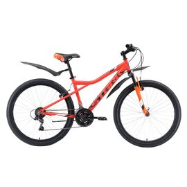 Горный велосипед Stark Slash 26.1 V 26" 2020 , Вариант УТ-00164781: Рама: 14,5" (Рост: 135 - 155 см), Цвет: оранжевый/чёрный/белый, изображение  - НаВелосипеде.рф