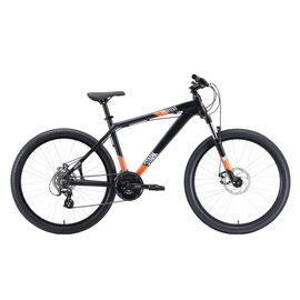 Горный велосипед Stark Shooter 1 26" 2020, Вариант УТ-00164773: Рама: 16" (Рост: 150 - 165 см), Цвет: чёрный/белый/оранжевый, изображение  - НаВелосипеде.рф