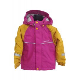 Куртка детская Didriksons IDDE KIDS JKT, неоновый розовый, 502681, Вариант УТ-00172606: Размер: 100, изображение  - НаВелосипеде.рф