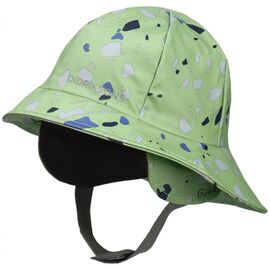 Панама детская Didriksons SOUTHWEST PR KIDS, камешки на бледно-зеленом, 503100, Вариант УТ-00173038: Размер: 54, изображение  - НаВелосипеде.рф