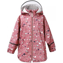 Накидка детская Didriksons EDLYN KIDS CAPE, камешки на бледно-розовом, 503098, Вариант УТ-00172911: Размер: 100, изображение  - НаВелосипеде.рф