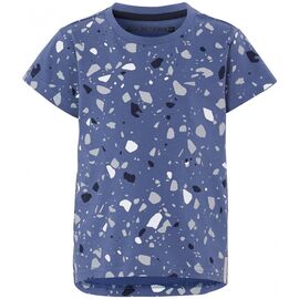 Футболка детская Didriksons FROET KIDS PRINTED T-SHIRT, камешки на бледно-голубом, 503101, Вариант УТ-00173080: Размер: 100, изображение  - НаВелосипеде.рф