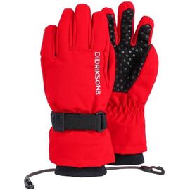 Перчатки детские Didriksons BIGGLES FIVE KIDS GLOVES, карминно-красный, 502692, Вариант УТ-00173579: Размер: 4/6, изображение  - НаВелосипеде.рф