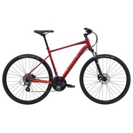 Гибридный велосипед MARIN San Rafael DS2 700C 2018, Вариант УТ-00168758: Рама: 20.5" (L) (Рост: 178-188 см), Цвет: CRIMSON, изображение  - НаВелосипеде.рф