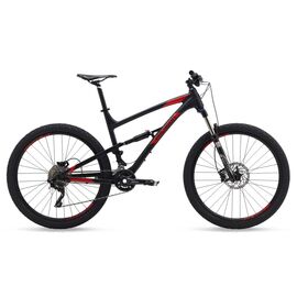 Двухподвесный велосипед Polygon SISKIU D7 27,5" 2019, Вариант УТ-00168818: Рама: 17" (Рост: 162.5-175 см), Цвет: черно-красный, изображение  - НаВелосипеде.рф