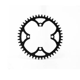 Звезда велосипедная Garbaruk 104 BCD, передняя, Round, 46T, Black, 5907441517430, изображение  - НаВелосипеде.рф