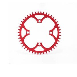 Звезда велосипедная Garbaruk 104 BCD, передняя, Round, 48T, Red, 5907441517546, изображение  - НаВелосипеде.рф