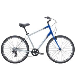 Городской велосипед MARIN STINSON 7 27.5" 2018 , Вариант УТ-00168760: Рама: 17" (M) (Рост: 165-173 см), Цвет: BLUE/SILVER, изображение  - НаВелосипеде.рф