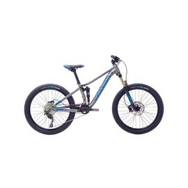 Подростковый велосипед Marin HAWKHILL JR 24" 2018, Вариант УТ-00168741: Рама: 13 (Рост: 126-155 см), Цвет: CHARCOAL/CYAN BLUE, изображение  - НаВелосипеде.рф