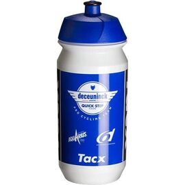 Фляга велосипедная Tacx Pro Teams Deceuninck-Quick Step floors, 500 мл, бело-синий, T5749.05, изображение  - НаВелосипеде.рф