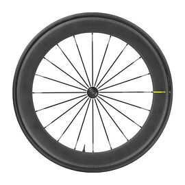 Колесо велосипедное переднее трековое Mavic Ellipse Pro Carbon' 65 UST, 2020, LF8779100, изображение  - НаВелосипеде.рф