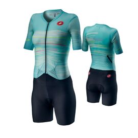 Комбинезон для триатлона женский Castelli PR W SPEED SUIT, голубой, 8620095, Вариант УТ-00173410: Размер: S, изображение  - НаВелосипеде.рф