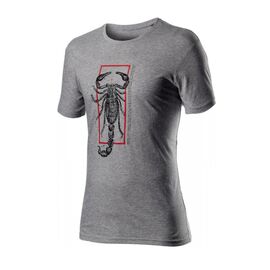 Велофутболка Сastelli LOGO TEE, серый меланж, 2020, 4520099, Вариант УТ-00173490: Размер: L, изображение  - НаВелосипеде.рф