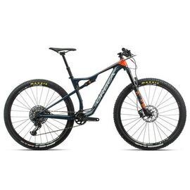 Двухподвесный велосипед Orbea OIZ 29" H20 2020, Вариант УТ-00171882: Рама: S. Рост: 155-170см. Цвет: темно-синий/оранжевый, изображение  - НаВелосипеде.рф
