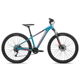 Подростковый велосипед Orbea MX XS XC 27" 2020, Вариант УТ-00171877: Рама: XS (Рост: 145-160 см), Цвет: Голубой/красный, изображение  - НаВелосипеде.рф