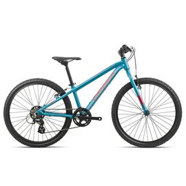 Подростковый велосипед Orbea MX Dirt 24" 2020, Вариант УТ-00171899: Рост: 135-155см. Цвет: голубой/красный, изображение  - НаВелосипеде.рф