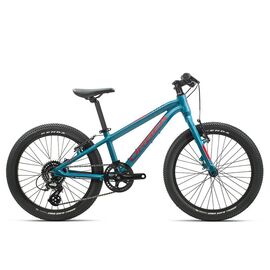 Детский велосипед Orbea MX Team 20" 2020, Вариант УТ-00171894: Рост: 115-155см. Цвет: голубой/красный, изображение  - НаВелосипеде.рф