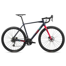 Велосипед кроссовый Orbea Terra H30-D, 2020, Вариант УТ-00171918: Рама: M. Рост: 174-177см. Цвет: темно-синий/красный, изображение  - НаВелосипеде.рф