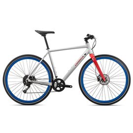 Городской велосипед Orbea CARPE 20 28" 2020, Вариант УТ-00171923: Рама: L. Рост: 178-184см. Цвет: белый/красный, изображение  - НаВелосипеде.рф