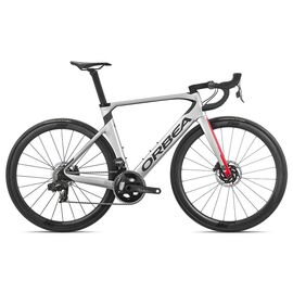Шоссейный велосипед Orbea ORCA AERO M21E TEAM-D, 2020, Вариант УТ-00171931: Рама: 55. Рост: 180-185см. Цвет: серебристый/красный, изображение  - НаВелосипеде.рф