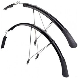Комплект велокрыльев SKS RACEBLADE LONG, 28", пластик, черный, 11014, изображение  - НаВелосипеде.рф