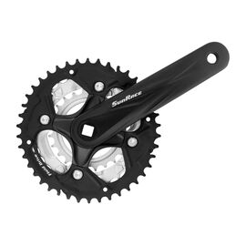 Система шатунов велосипедная SunRace M500 42-34-24T, Square, 170mm, FCM500.00DD.SS0, изображение  - НаВелосипеде.рф