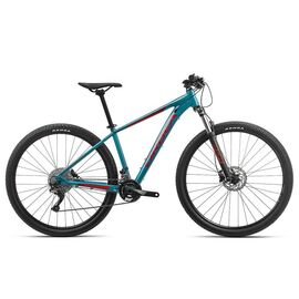 Горный велосипед Orbea MX 29 10 2020, Вариант УТ-00171878: Рама: M. Рост: 164-180см. Цвет: голубой/красный, изображение  - НаВелосипеде.рф