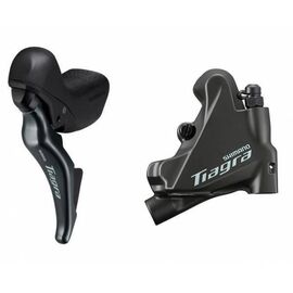 Тормоз SHIMANO ST-4720/BR-4770, правый, на 10 скоростей, под дисковый тормоз, с кулером, I4720DRRDSC170A, изображение  - НаВелосипеде.рф