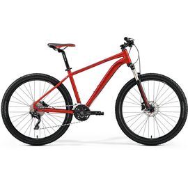Горный велосипед Merida Big.Seven 80-D К:27.5", 2020, Вариант УТ-00176422: Рама: M (17") (Рост: 167-183 см), Цвет: MattBlack/Red/Silver  , изображение  - НаВелосипеде.рф
