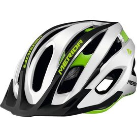Велошлем Merida Team MTB, Glossy Team White/Green, 2277006968, Вариант УТ-00177051: Размер: 50-56cm , изображение  - НаВелосипеде.рф