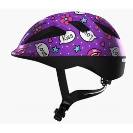 Велошлем детский ABUS Smooty 2.0 purple kisses, 818578_ABUS, Вариант УТ-00176862: Размер: M (50-55 см), изображение  - НаВелосипеде.рф