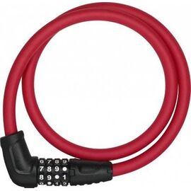 Велосипедный замок ABUS PRIMO 5412C троссовый, кодовый, 850 х 12, красный, 200120_ABUS, изображение  - НаВелосипеде.рф