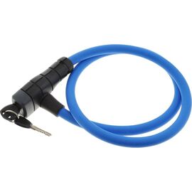 Велосипедный замок ABUS PRIMO 5412K троссовый, на ключ 850 х 12, голубой, 165115_ABUS, изображение  - НаВелосипеде.рф