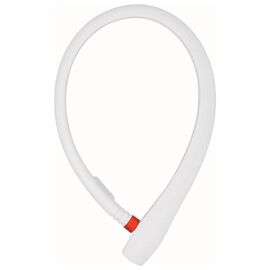 Велосипедный замок ABUS UGRIP Cable 560 тросовый, на ключ, 650 х 8, белый, 584756_ABUS, изображение  - НаВелосипеде.рф