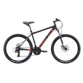 Горный велосипед Stark Indy 26.2 D, 2020, Вариант УТ-00174382: Рама:16" (Рост: 150-165 см), Цвет: чёрный/оранжевый/белый, изображение  - НаВелосипеде.рф