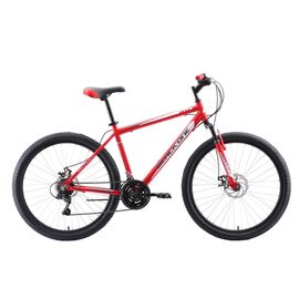 Горный велосипед Black One Onix 26 D Alloy, 2020, Вариант УТ-00174373: Рама: 16" (Рост: 155-170 см), Цвет: красный/серый/белый, изображение  - НаВелосипеде.рф