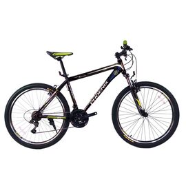 Горный велосипед PHOENIX TK 1400 V, 26", Вариант УТ-00179808: Рама: 18" (Рост: 165-180 см), Цвет: черно-зеленый, изображение  - НаВелосипеде.рф