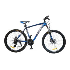Горный велосипед PHOENIX 2608 Disc, 26", Вариант УТ-00179809: Рама: 17.5" (Рост: 165-180 см), Цвет: матовый синий/серый, изображение  - НаВелосипеде.рф
