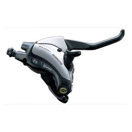 Шифтер велосипедный SHIMANO, правый, 8 передач, 2050 мм, для V-BRAKE, серебрянный, ASTEF29R8AS, изображение  - НаВелосипеде.рф